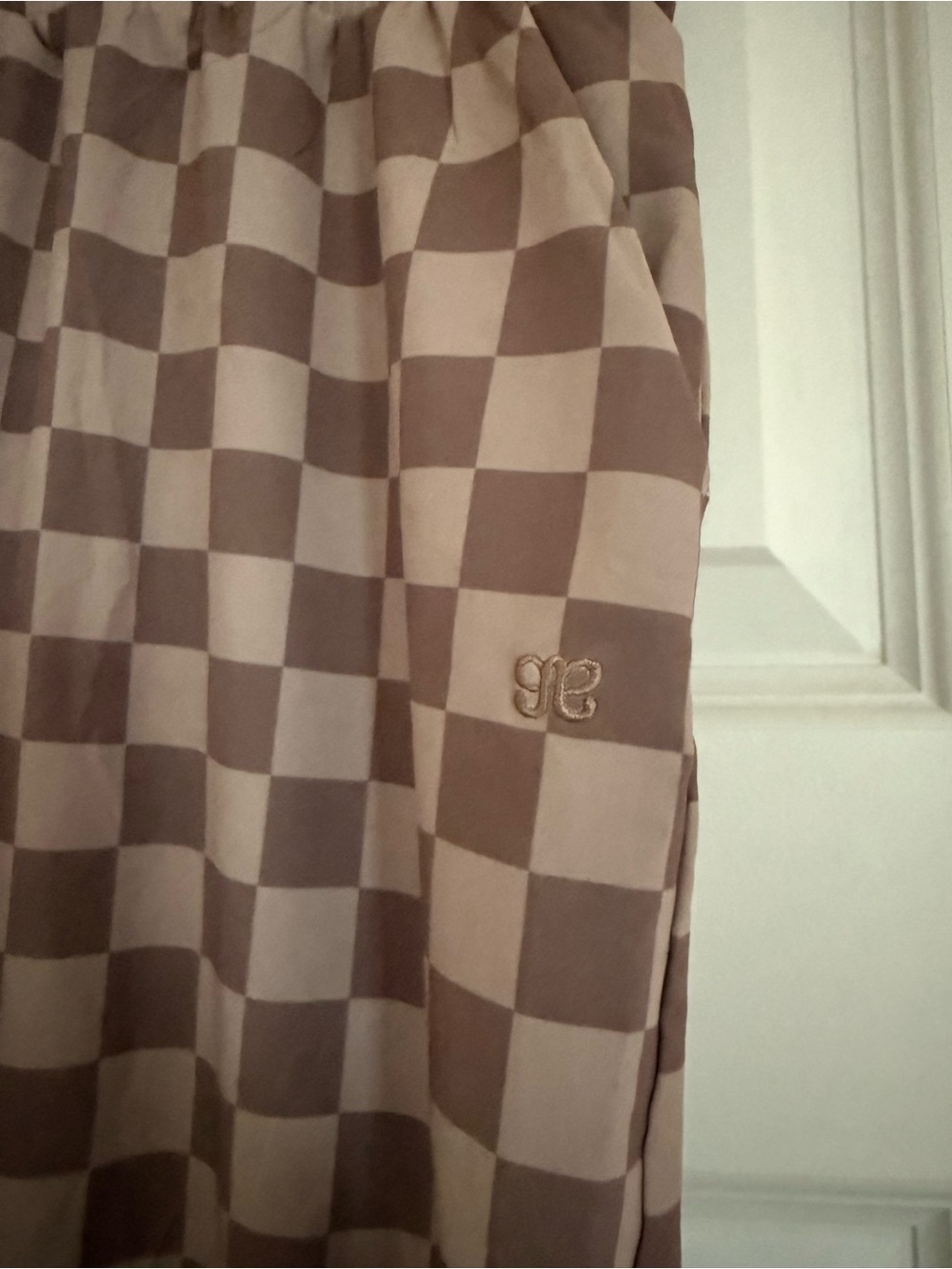 Albion Fit Checkered Wide-Leg Pant - Picture 2 of 3